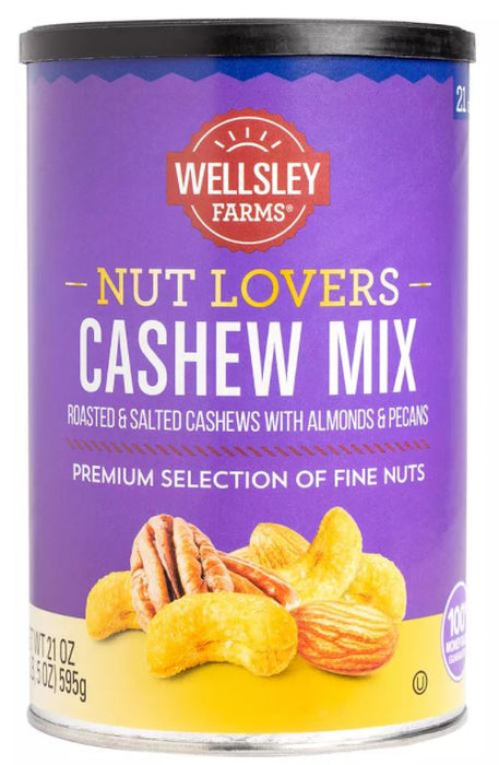 Wellsley Farms Nut Lovers Cashew Mix , 21 oz