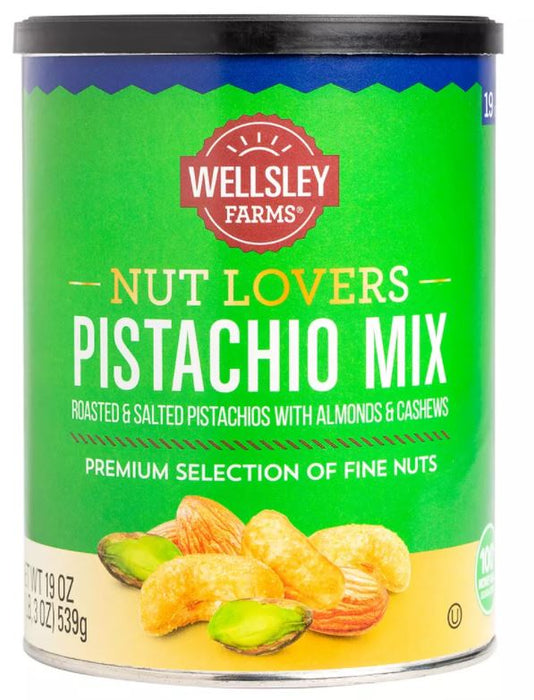 Wellsley Farms Nut Lovers Pistachio Mix , 19 oz