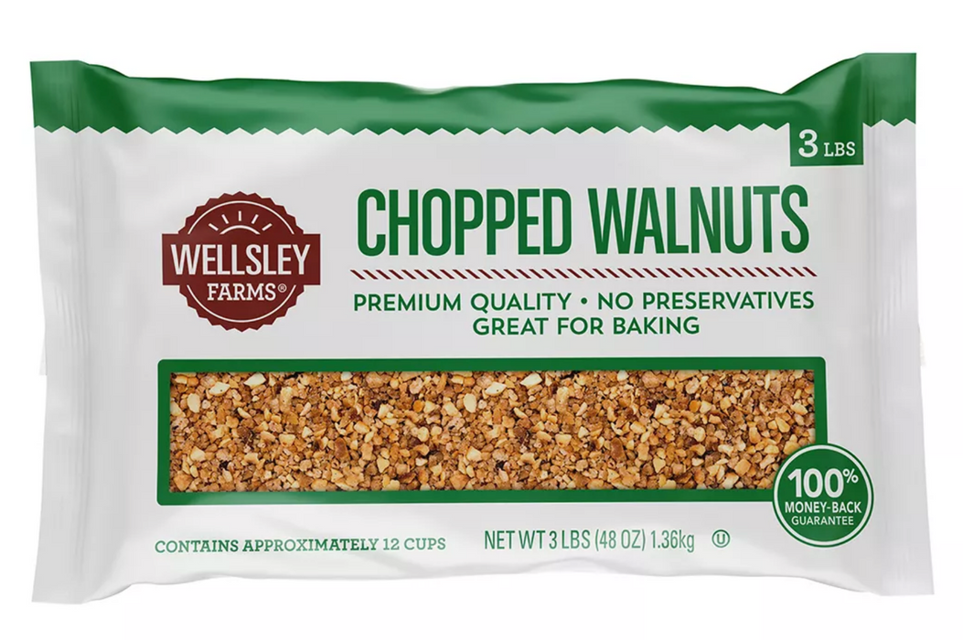 Wellsley Farms Chopped Walnuts , 3 lbs