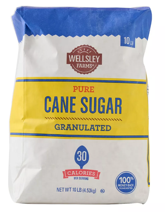 Wellsley Farms Premium Pure Cane Sugar , 10 lbs