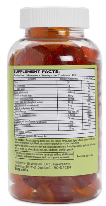 Berkley Jensen Adult Multivitamin Gummies , 250 ct