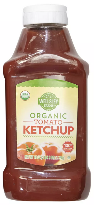 Wellsley Farms Organic Tomato Ketchup , 40 oz