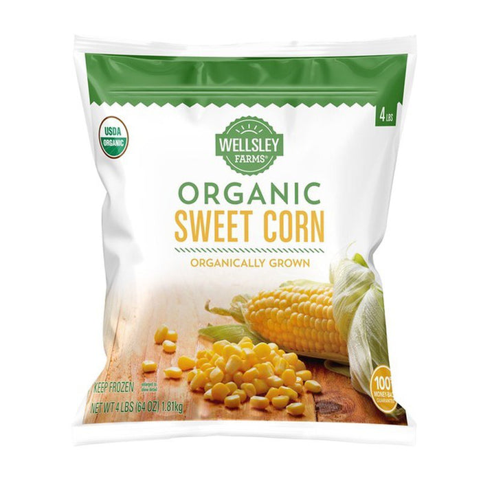 Wellsley Farms Frozen Organic Sweet Corn , 4 lbs