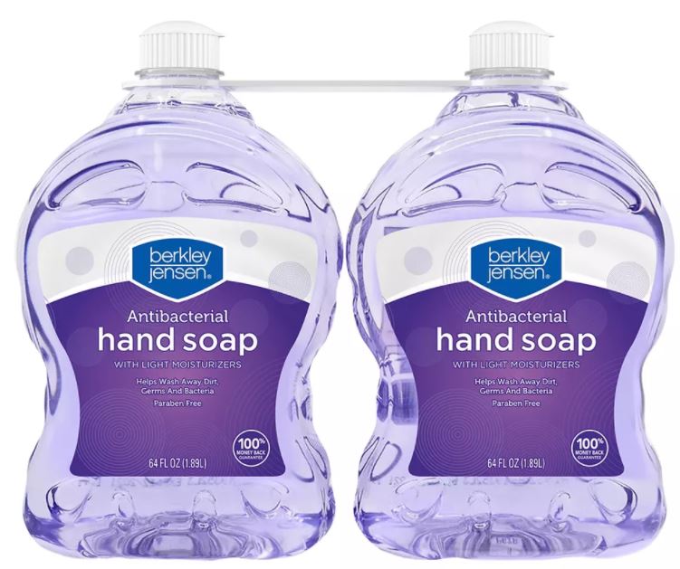 Berkley Jensen Anti-Bacterial Soap, 2-Pack, 2 x 64 oz