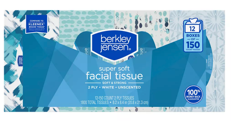 Berkley Jensen 2-Ply Facial Tissue, 12-Pack, 12 x 150 ct