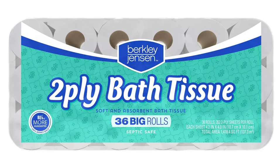 Berkley Jensen Big Roll 352Sheet 2Ply Premium Bath Tissue, 36 ct