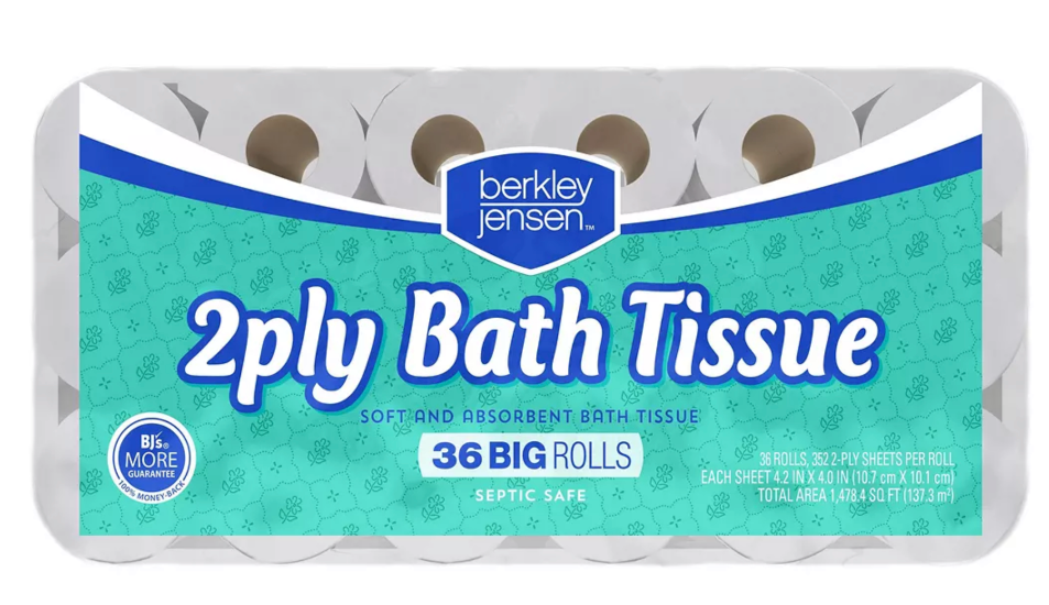 Berkley Jensen Big Roll 352-Sheet 2-Ply Premium Bath Tissue, 36 ct