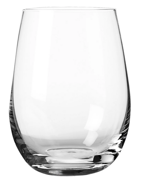 Berkley Jensen 12-Piece Stemless Wine Glass Set , 15.2 oz