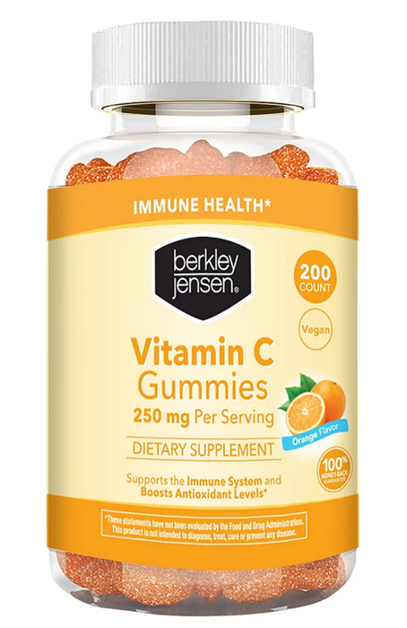 Berkley Jensen 250 mg Vitamin C Gummies, Immune Health, 250 ct