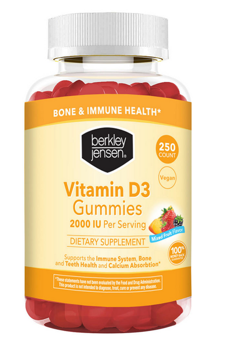 Berkley Jensen 250 mg Vitamin C Gummies, Immune Health, 250 ct