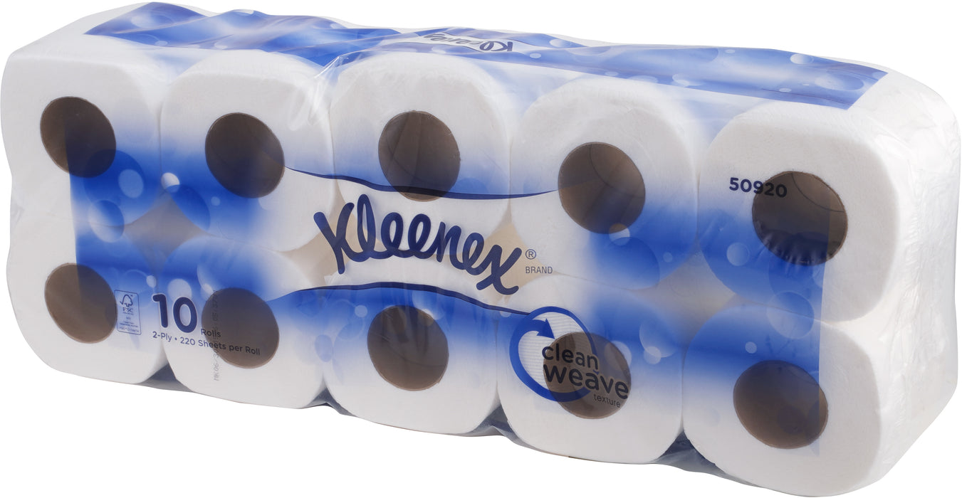 Kleenex 3-Ply Bathroom Tissue, 10 ct