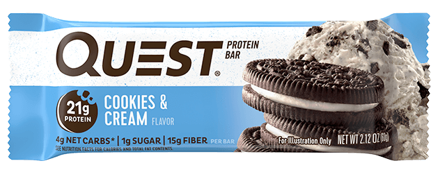Quest Protein Bars, Cookies & Cream, 12 x 60 g