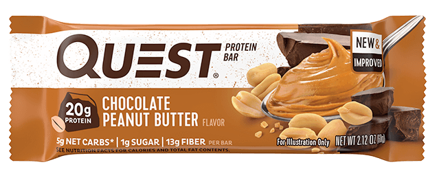 Quest Protein Bar, Chocolate Peanut Butter, 60 g
