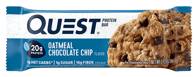 Quest Protein Bars, Oatmeal Chocolate Chip, 12 x 60 g