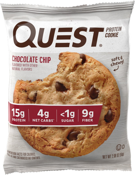Quest Protein Cookies, Chocolate Chip, 12 x 59g