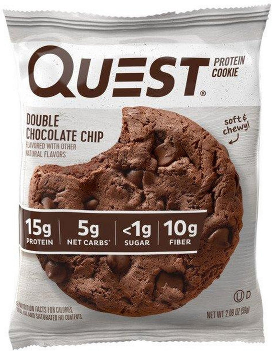 Quest Protein Cookies, Double Chocolate Chip, 59 g
