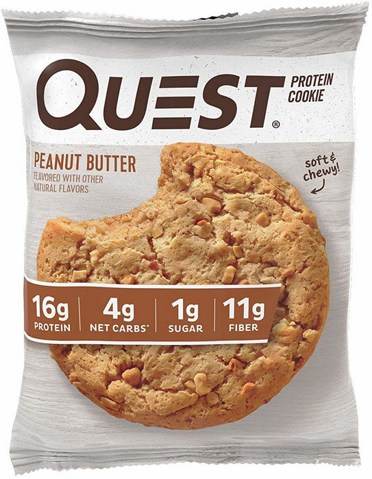 Quest Protein Cookie, Peanut Butter, 58 g