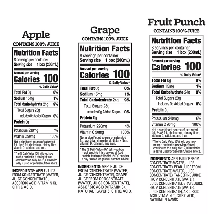 Juicy Juice, Variety Pack , 32 x 6.75 oz