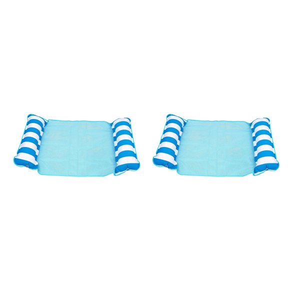 Aqua Leisure Monterey Hammock 4-in-1 Multi-Purpose Pool Float, Blue 2-Pack , 2 ct