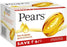 Pears Pure & Gentle Bathing Soap Bars, Value Pack, 3 x 125 gr