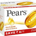 Pears Pure & Gentle Bathing Soap Bars, Value Pack, 3 x 125 gr