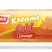 Parle Kreams Gold Orange Flavoured Cream Biscuits, 74.97 gr