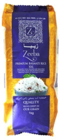 Zeeba Extra Long Premium Quality Basmati Rice, 1 kg