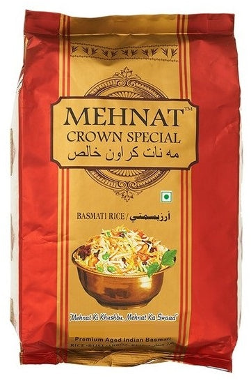 Mehnat Crown Special Basmati Rice, 4.5 kg