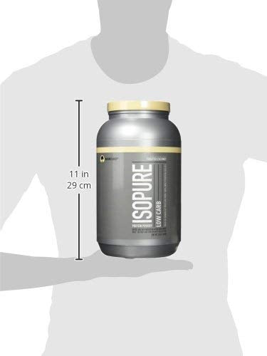 ISOPURE Low Carb Protein Powder ,Toasted Coconut, 3lb