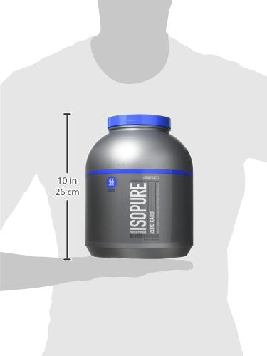 ISOPURE Low Carb Protein Powder ,Creamy Vanilla, 4.5lb