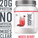 ISOPURE Infusions Mixed Berry Protein Powder, 20 g Protein, 14.1 oz, 0.88 lbs (400 gr)