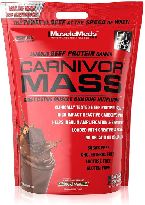 Carnivor Mass Beef Protein Gainer, Chocolate Fudge, 4,5 kg