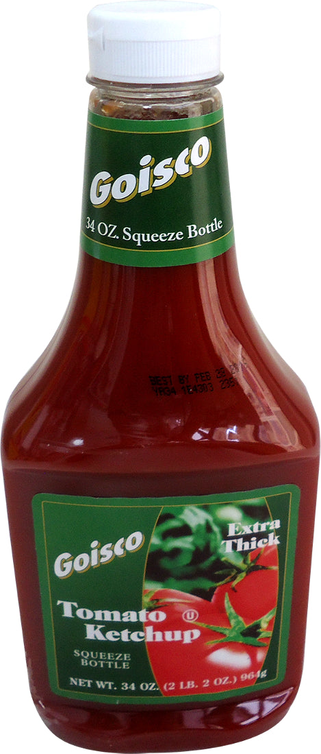 Goisco Tomato Ketchup, 34 oz