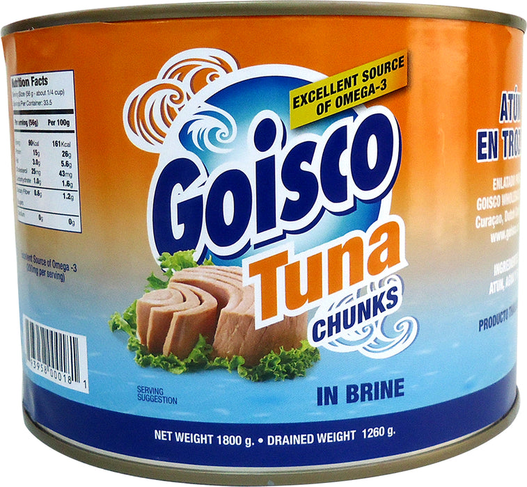 Goisco Tuna Chunks, in Saturated Water, 1800 gr