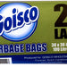 Goisco Large Trash Bags, 26 Gallons, 20 ct