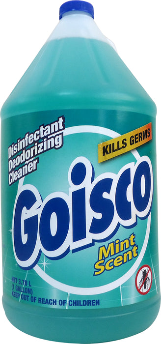 Goisco Disinfectant Deodorizing Cleaner, Mint Scent, 1 gal