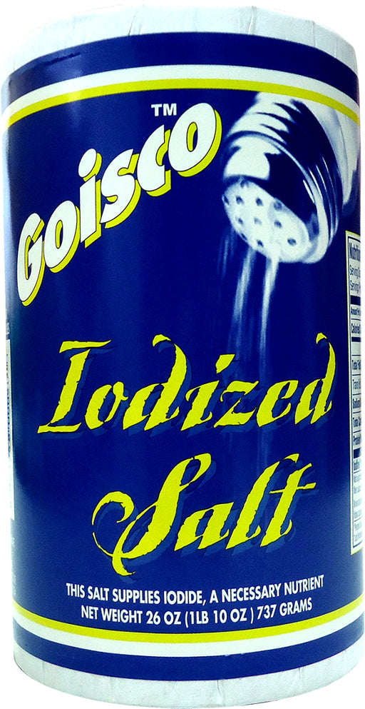 Goisco Iodized Salt, 26 oz