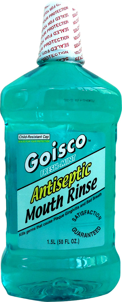Goisco Antiseptic Mouth Wash, Fresh Mint, 1.5 L