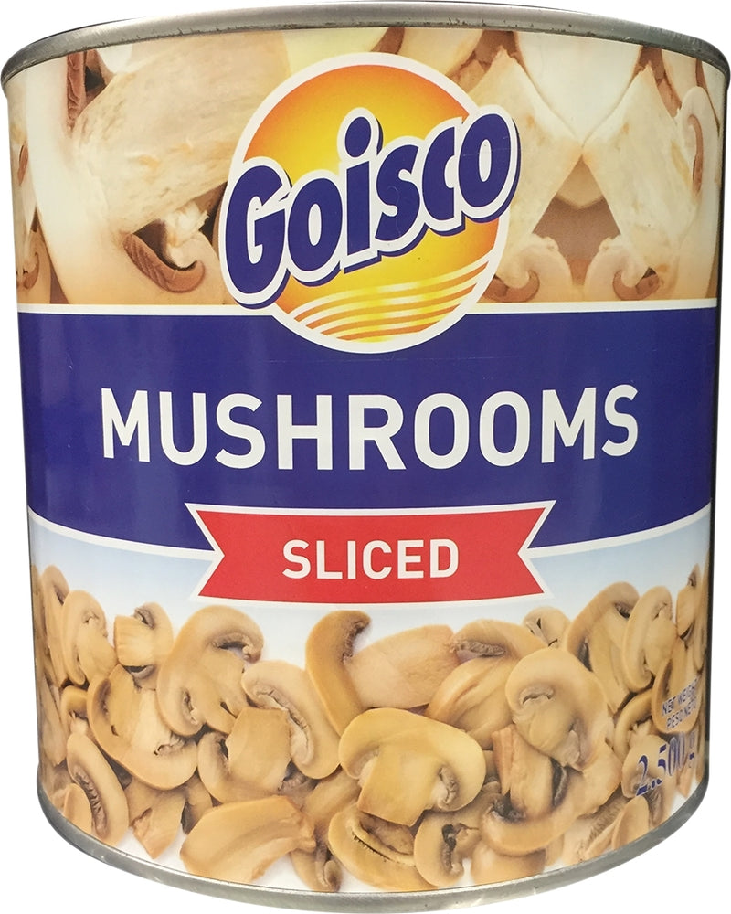 Goisco Sliced Mushrooms, 2500 gr