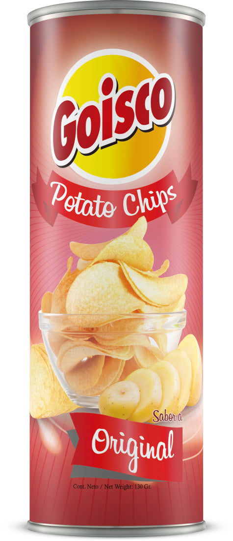 Goisco Original Potato Chips, 130 gr