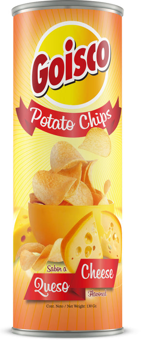 Goisco Cheese Flavored Potato Chips, 130 gr