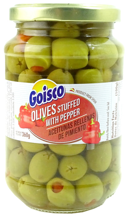 Goisco Olives Stuffed With Pepper, 360 gr
