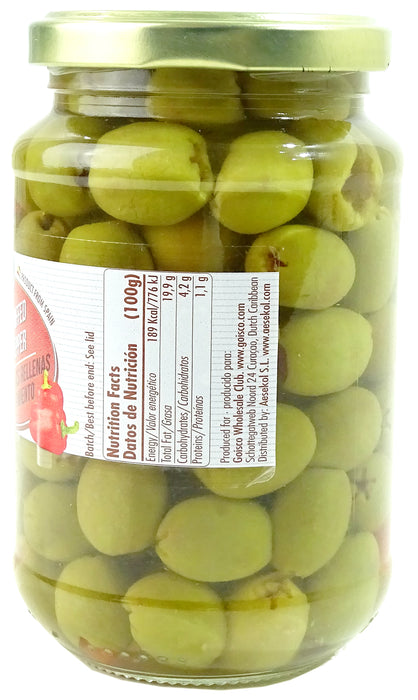 Goisco Olives Stuffed With Pepper, 360 gr