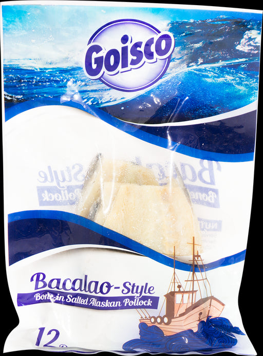 Goisco Bacalao Style Bone-in Salted Alaskan Pollock, 340 gr