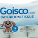 Goisco.com 500 Sheets 2-Ply Toilet Paper Rolls, 12 ct