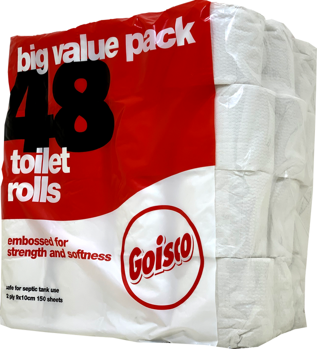 Goisco Big Value Pack Toilet Paper Rolls 2-Ply, 48 ct