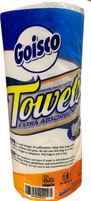Goisco Premium Quality Kitchen Towels, 150 2-Ply Sheets, 1 ct