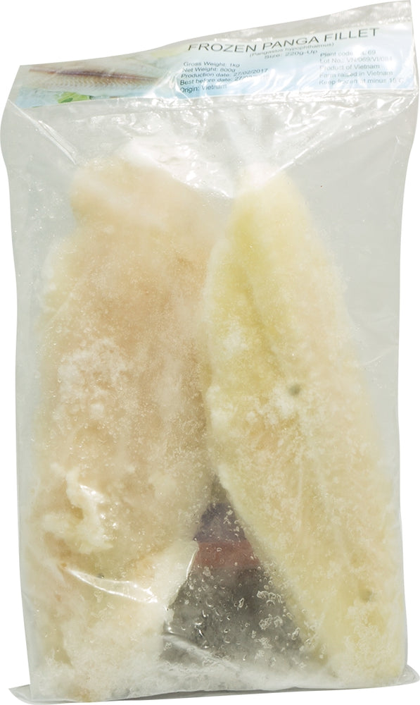 Frozen Panga Fillet, Size 200 gr