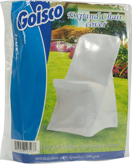 Goisco Chair Cover, White, 1 pc 