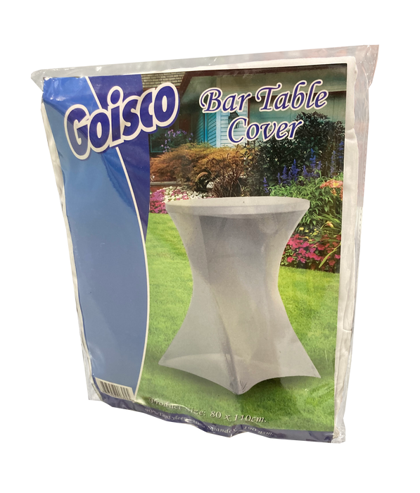 Goisco Bar Table Cover, White, 80 x 110 cm